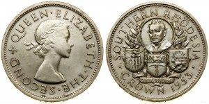 Jižní Rhodesie, koruna, 1953, Londýn