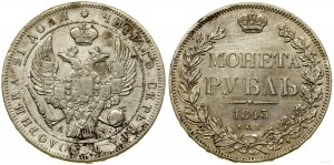 Russia, Rublo, 1843 СПБ АЧ