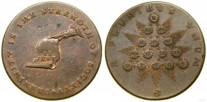 USA, žetón, nedatované (1792-1794), Lancaster