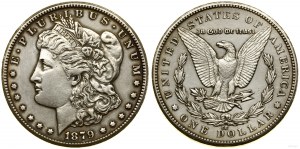 Spojené státy americké (USA), 1 dolar, 1879 CC, Carson City