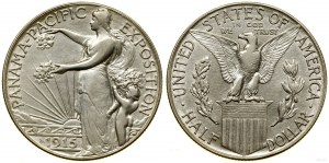Stany Zjednoczone Ameryki (USA), 1/2 dolara, 1915 S, San Francisco