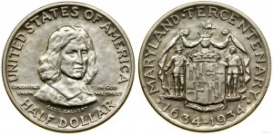 United States of America (USA), 1/2 dollar, 1934, Philadelphia