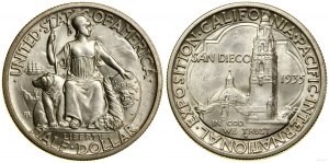Spojené státy americké (USA), 1/2 dolar, 1935 S, San Francisco