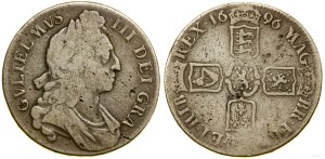 Veľká Británia, koruna, 1696