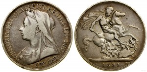 Veľká Británia, koruna, 1895, Londýn