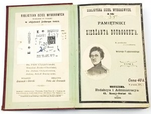 PRZYBOROWSKI - PAMIĘTNIKI SIERŻANTA BOURGOGNEA wyd. 1899r. Zväzok I-II