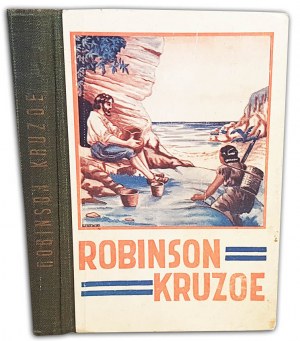 DEFOE - ROBINSON KRUZOE-Gravuren HINTERGRUND
