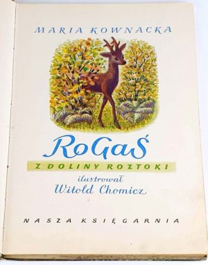KOWNACKA- ROGAŚ Z DOLINY ROZTOKI wyd. 1959 (aukcja)