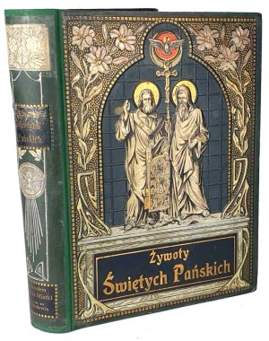 ŻYWOTY ŚWIĘTYCH PAŃSKICH wyd. 1937 OPRAWA WYDAWNICZA