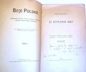 PIŁSUDSKI - 22 JANVIER 1863. de la série Boje Polskie tom I.