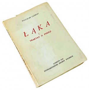 LEŚMIAN - Łęka I TRAKTAT O POEZJI, publié en 1947.