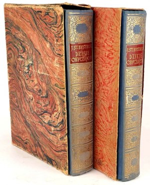 BYSTROŃ - STORIA DEI COSTUMI DELLA VECCHIA POLONIA. secolo XVI-XVIII centinaia di illustrazioni copertina dorata