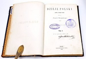 SZUJSKI- DZIEJE POLSKI vol. 1-4 (complete in 3 volumes) ed. 1862-6