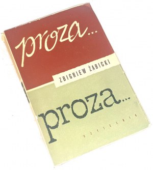 ŻABICKI- PROSA... PROZA... Ausgabe 1