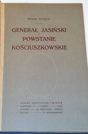 MOSCICKI-GENERAL JASINSKY AND THE SKELETON UPRISING