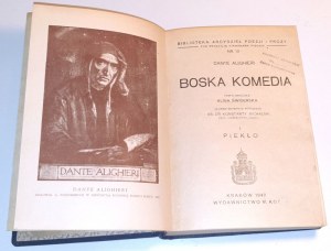 DANTE ALIGHIERI - BOSKA KOMEDIA wyd. 1947