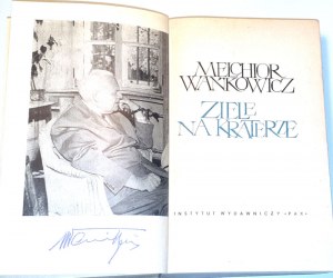 WAŃKOWICZ- ZIELE NA KRATERZE autogram autora