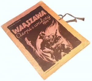 CIEŚLIK- WARSAW-CIERPI I WALCZY 1944 portefeuille de 21 tirages