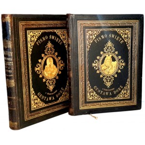 HOLY LETTERS of the Old and New Testaments. Embellished with 230 illustrations by Gustave Doré. Vol. 1-2. Warsaw 1896-1890