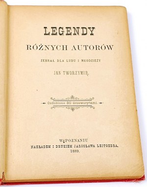 TWORZYMIR - LEGENDS OF DIFFERENT AUTHORS gravures sur bois