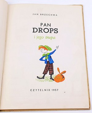 BRZECHWA -PAN DROPS I JEGO TRUPA 1957 ilustr. Szancer