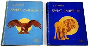 CORNISCH- WORLD OF ANIMALS Volume I-II hundreds of illustrations PUGET COVERAGE