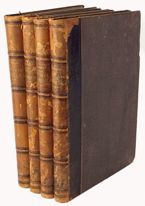 MOMMSEN- RÖMISCHE GESCHICHTE VOL. 1-4 (vollständig in 4 Bänden) publ. 1867