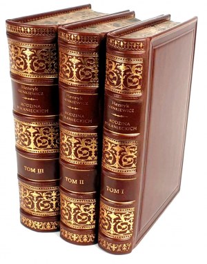 SIENKIEWICZ - THE POŁANIECKI FAMILY Vol. 1-3 (complet) 1ère édition de 1895.