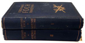 FERDYNAND FOCH - PAMIĘTNIKI Volume I-II [completo] pubblicato nel 1931r. Copertina illustrazioni, piani, mappe