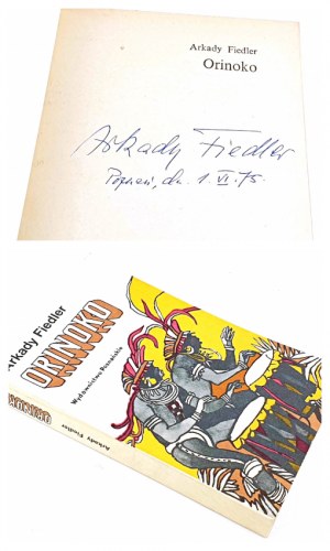 FIEDLER- ORINOKO 1974 Autographe de l'auteur