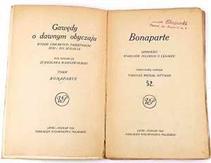 RACCONTO DI UN'ANTICA USANZA - BONAPARTE 1923