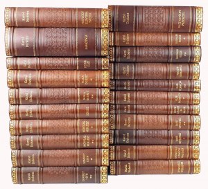 DICKENS - WORKS [collection in half leather binding, set in 21 volumes].