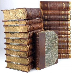 DICKENS - OPERE [raccolta in mezza pelle, in 21 volumi].
