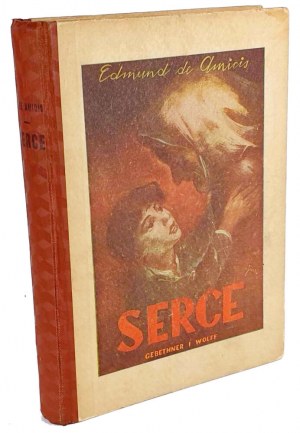AMICIS- SERCE wyd. 1948 okładka SZANCER