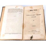 ROK 1844 z hlediska vzdělání, průmyslu a dočasných nehod I-VI
