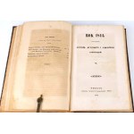 ROK 1844 z hlediska vzdělání, průmyslu a dočasných nehod I-VI