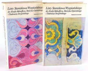 LETTERS OF STANISŁAW WYSPIAŃSKI TO Jozef Mehoffer, Henryk Opieński and Tadeusz Stryjeński vol. 1-2