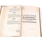 LUZYADA KAMOENSA czyli ODKRYCIE INDYY WSCHODNICH Kraków 1790