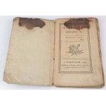 KRASICKI - MYSZEIDOS PIEŚNI X 1780