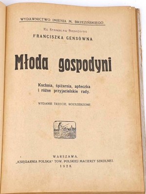 GENSÓWNA - MŁODA GOSPODYNI 1928