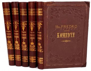 FREDRO- COMEDYE Bd.1-5 Gesamtausgabe 1871