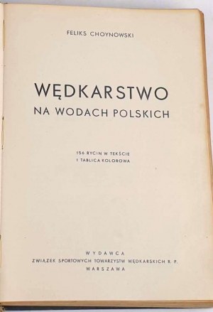 CHOYNOWSKI-ANGLING ON POLISH WATERS 1939