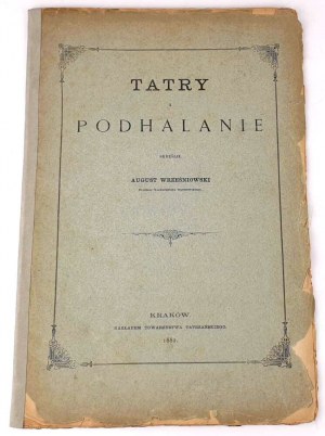 ZÁŘÍ - TATRA A PODHALE. 1882