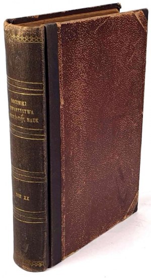 ANNALI DELL'ASSOCIAZIONE DELLE SCIENZE POZNAŃ Volume XX 1894