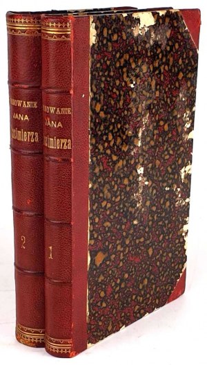 KOCHOWSKI - HISTOIRE DU PAYSAGE DE JAN KAZIMIERZ volumes 1-3 (complet en 2 volumes) publ. 1859