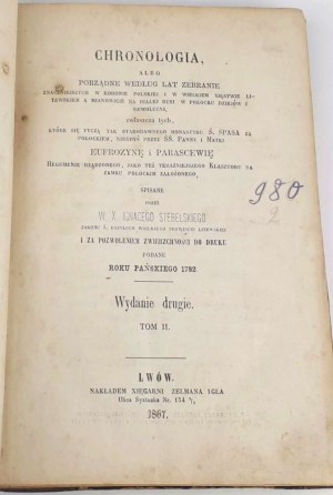 STEBELSKI - CHRONOLOGIA 1867 Biała Ruś [Połock] KRESY
