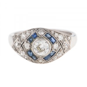 Ring, 1920s-30s, art déco