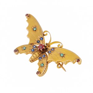 Brooch in the form of a butterfly, France, 19th/20th century.