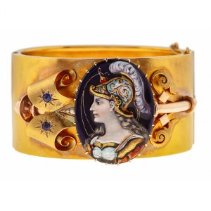 Armband mit Motiv einer griechischen Göttin, Mitte 19. Jahrhundert, Biedermeier