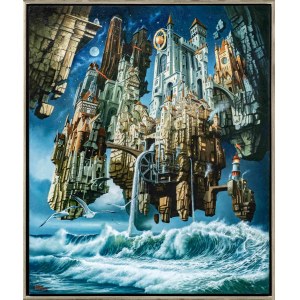 Zbigniew Hinc, City by the Sea, 2021